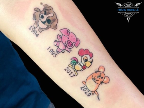 12con giap tattoo