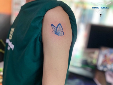 sự tinh tế và sự nữ tính với hình xăm bướm hồ điệp